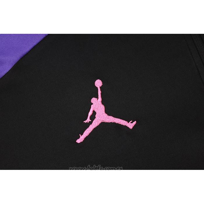 Chandal de Sudadera del Paris Saint-Germain Jordan Nino 2024-2025 Negro